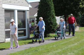 Residents enjoy walking on our paths